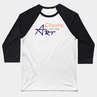 Create your own Art Baseball T-Shirt